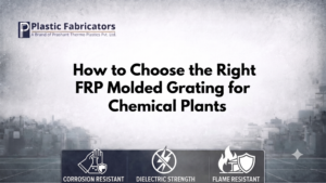 How do FRP cable trays improve safety in chemical industries?