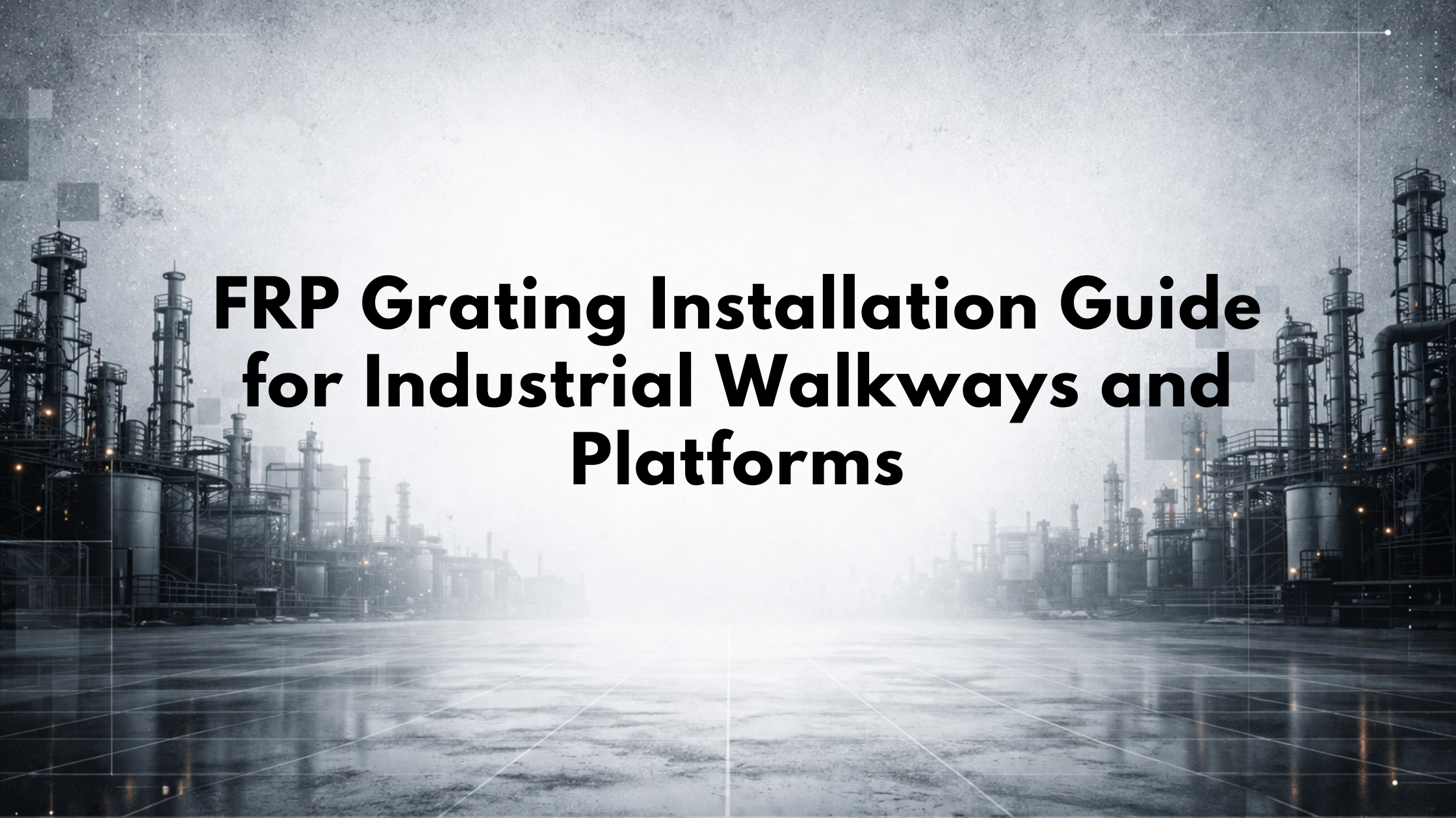 FRP Grating Installation Guide for Industrial Walkways and Platforms