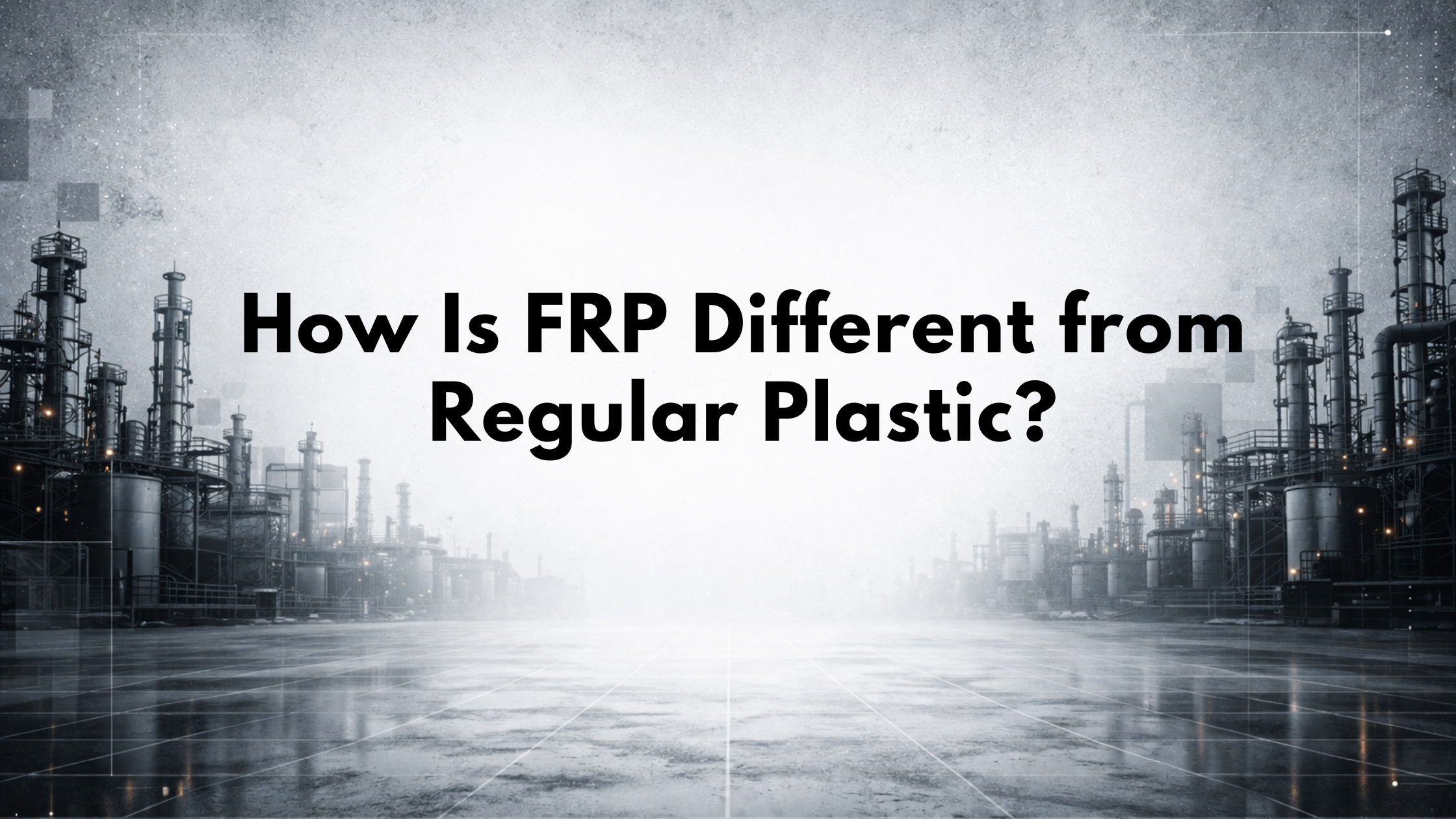 How Is FRP Different from Regular Plastic? Key Differences Explained