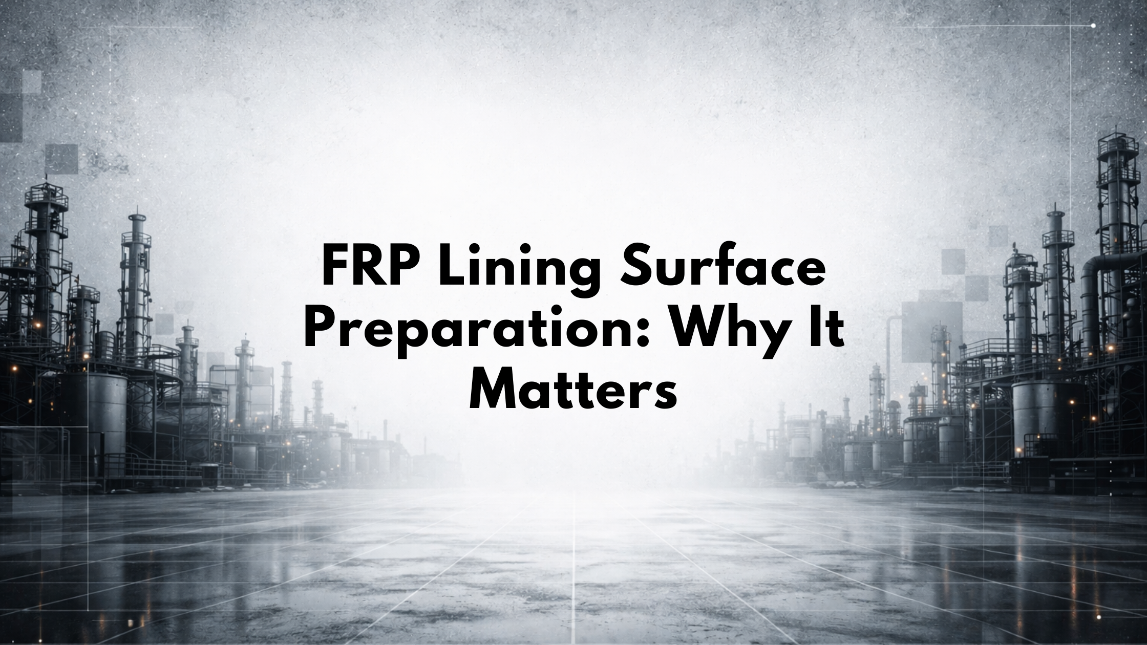FRP Lining Surface Preparation: Why It Matters